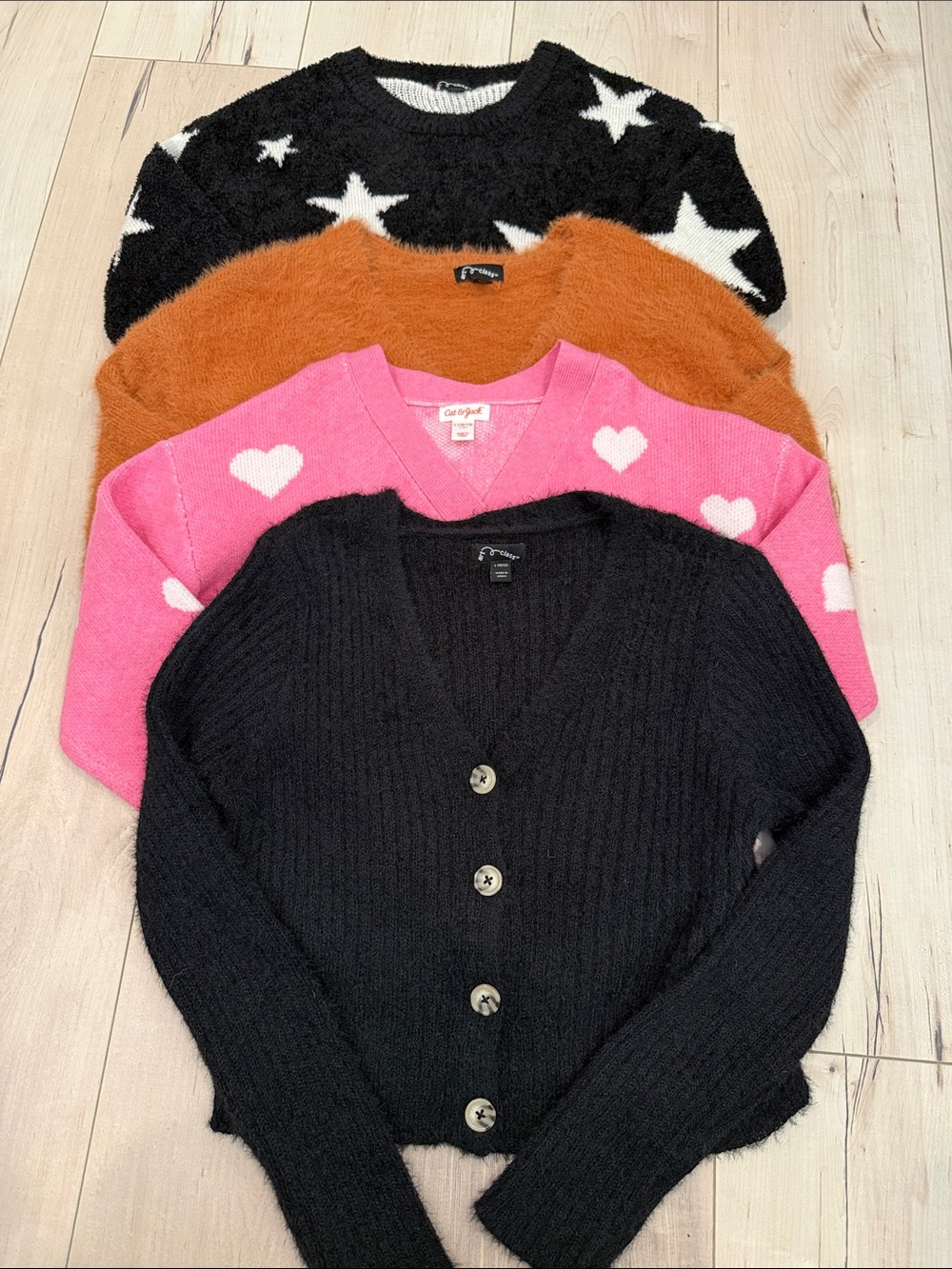 Art Class/Cat&Jack 4 Sweater Bundle, size 10/12